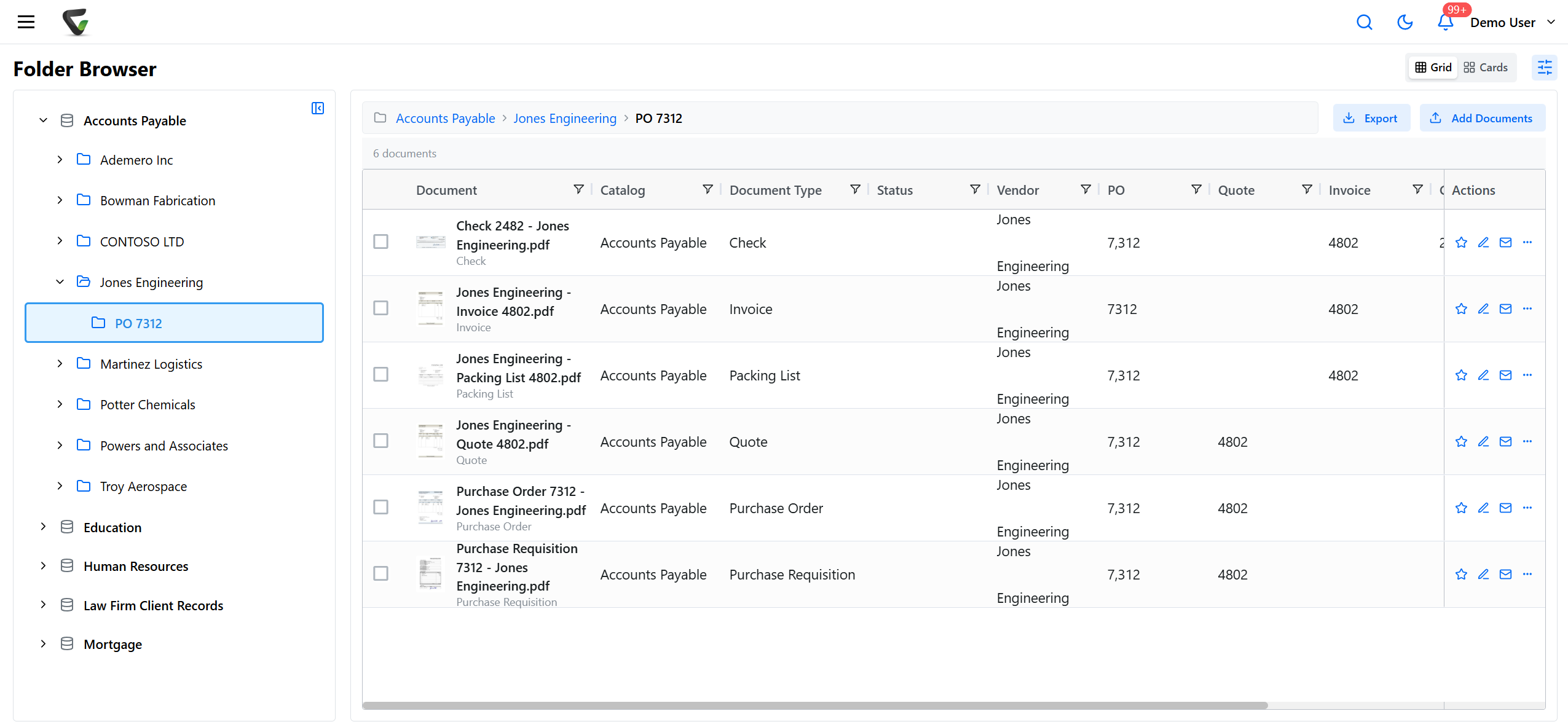 Content Central 7.6 - Folder Browser